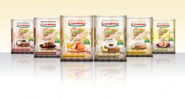 Alimentos Coamo exp&otilde;e misturas de bolos com novas embalagens na Apas Show