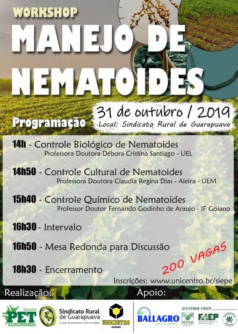 Sindicato Rural sedia palestras sobre nematóides