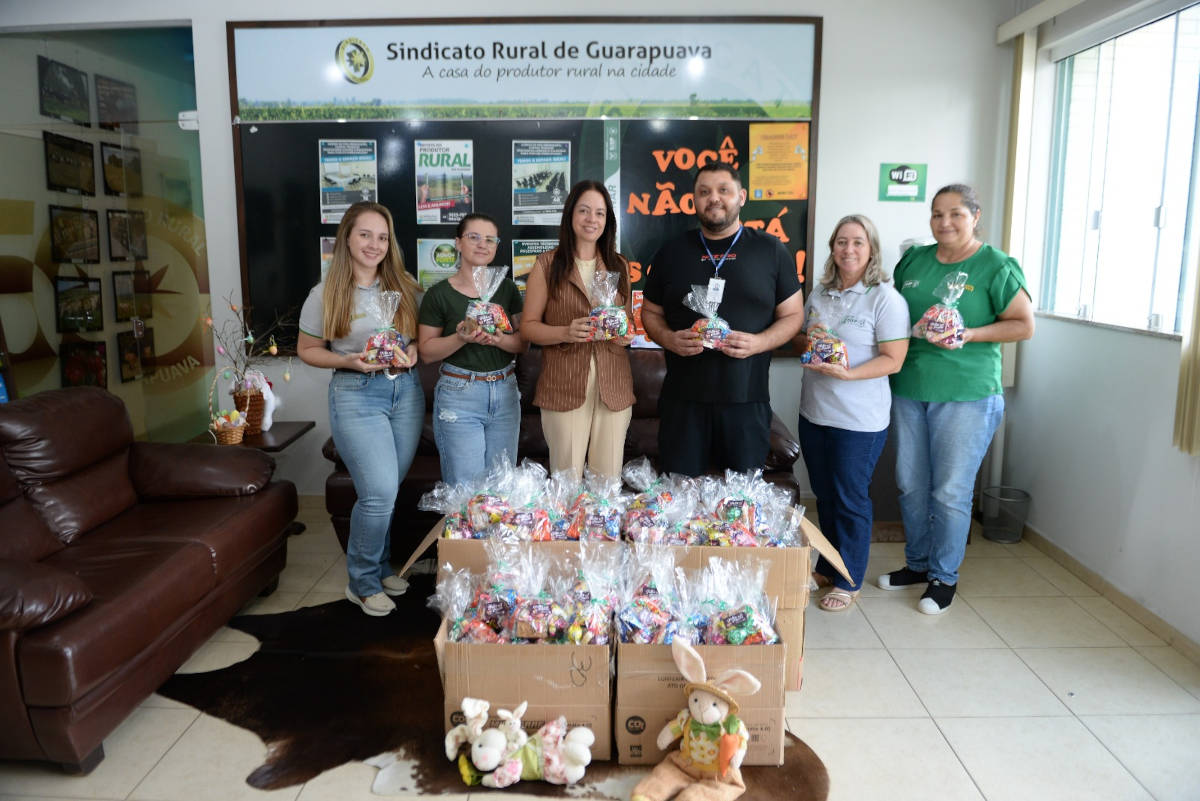 Páscoa: Campanha Produtor Solidário entrega kits de chocolate e doces a Escola Municipal do Campo Enoch Tavares 