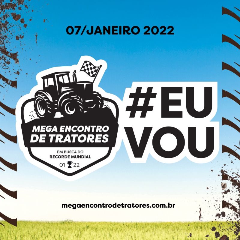 Mega Encontro em Guarapuava pretende reunir 1.500 tratores em busca do recorde mundial