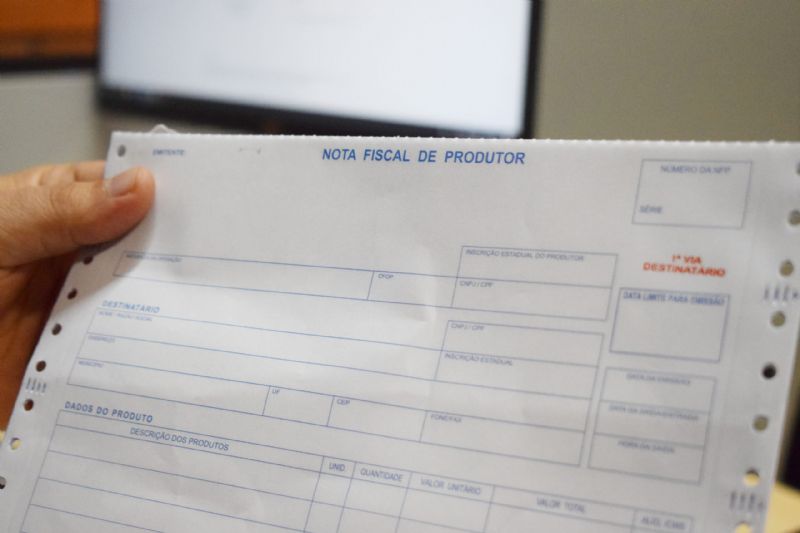  Devolução da Nota Fiscal do Produtor Rural deve ser feita até o dia 31 de janeiro